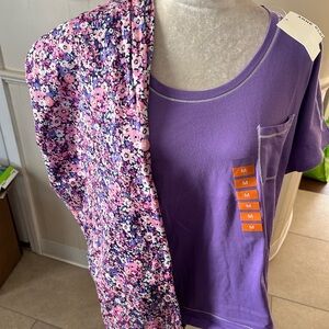 NWT Anne Klein 2 Pc Pajama Set Size Medium